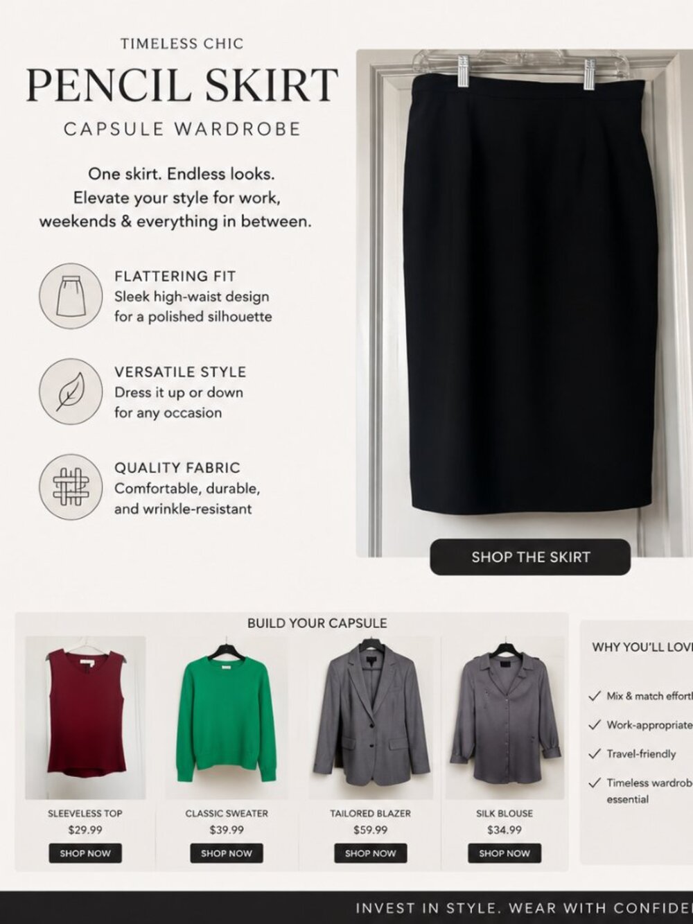 SALE Closet Giveaway Capsule Wardrobe Professional Outfits business attire
